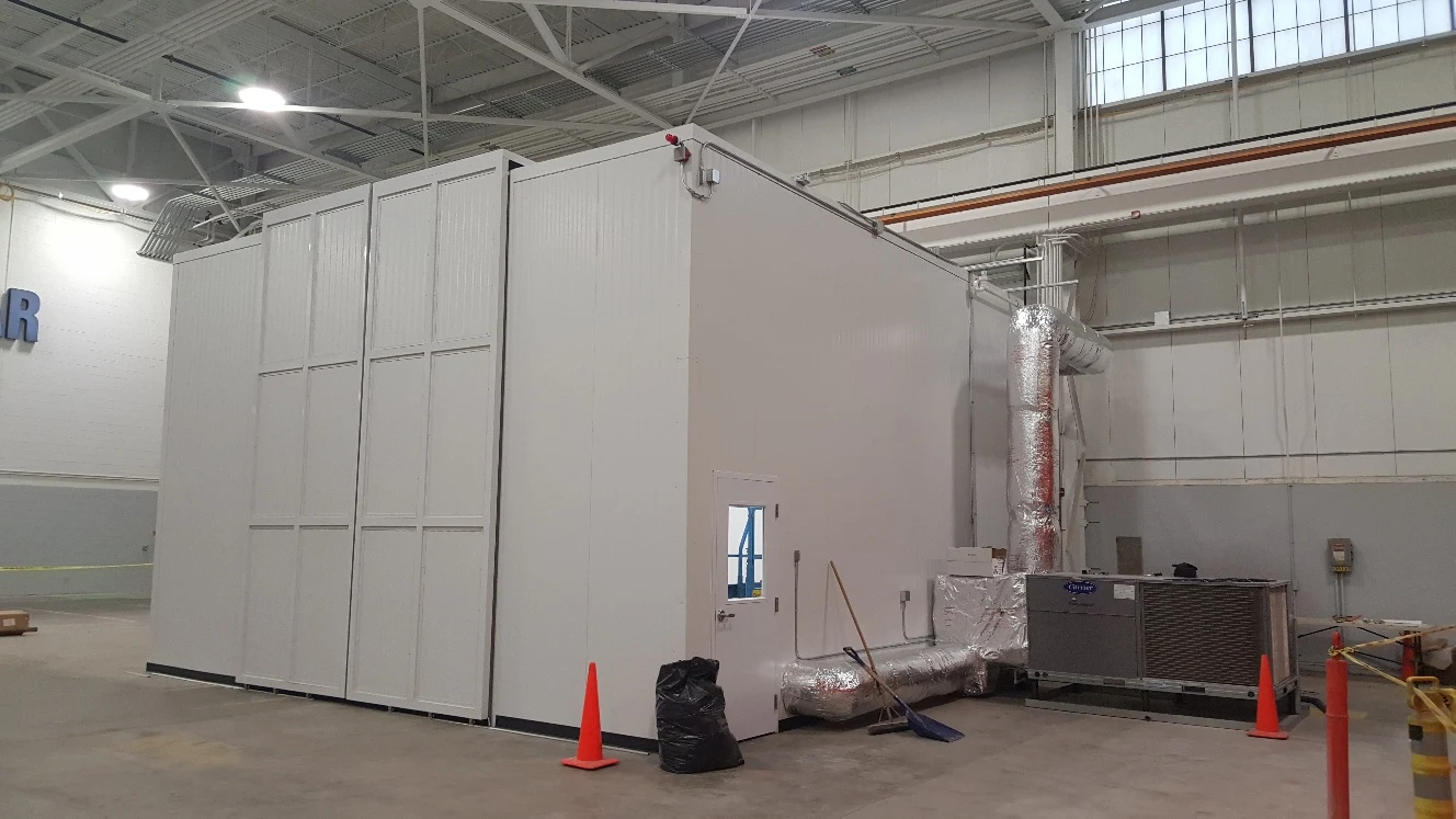 CMM Enclosure with crane access